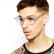 عینک ریبن شیشه گرد Reclaimed Vintage Round Glasses