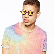 عینک آفتابی ریبن گرد هولوگرامReclaimed Vintage Peace Hologram Round