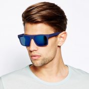 عینک آفتابی ASOS Flat Brow with Colour Mirror Lens