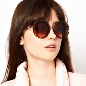 عینک آفتابی ASOS Round With Metal Bridge Detail