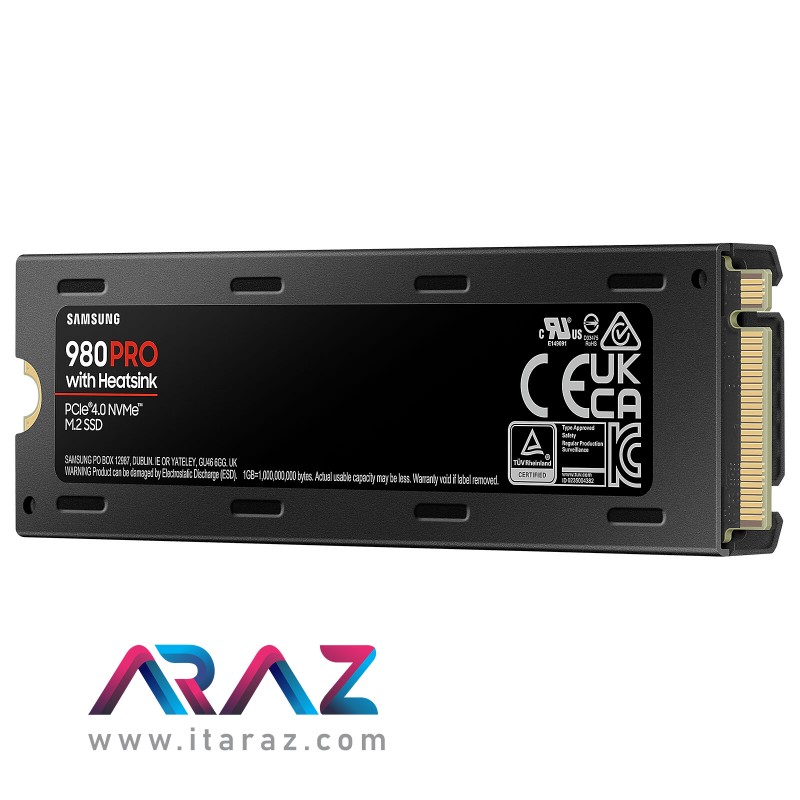 SAMSUNG 980 PRO with Heatsink 1TB PCIe Gen 4 NVMe M.2 Internal Solid State Drive