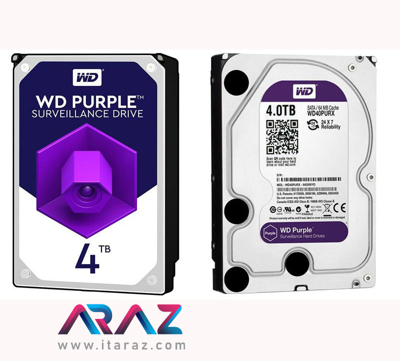 Western Digital Purple 4TB 64MB Cache Internal Hard Drive