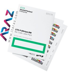 HPE LTO-9 Ultrium RW Bar Code Label Pack Q2017A