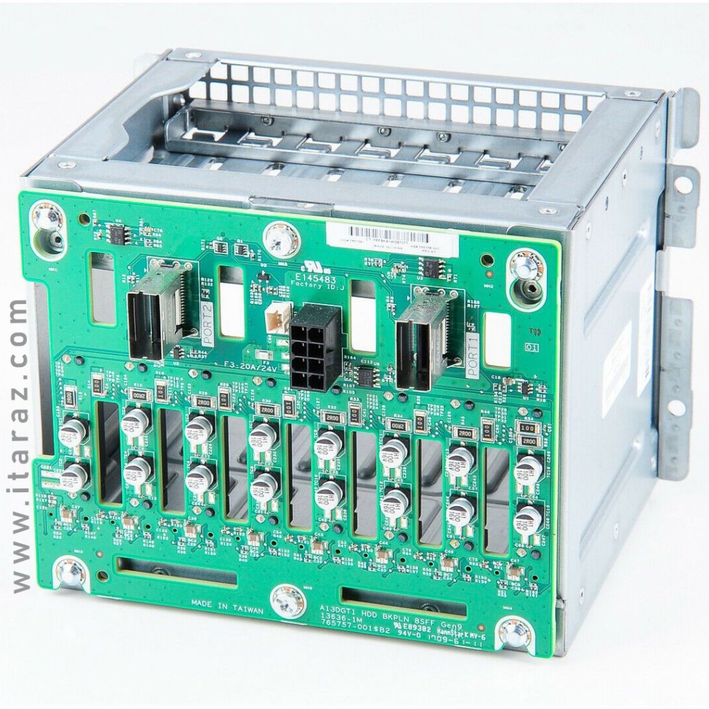 HP HARD DRIVE BACKPLANE 2.5 INCH SMALL FORM FACTOR SFF 8 BAY (765756-001)