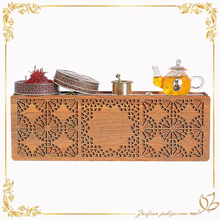 باکس لاکچری زعفران (سایز متوسط)