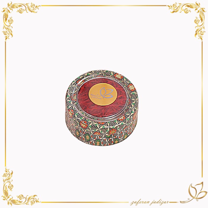 زعفران با ظرف خاتم