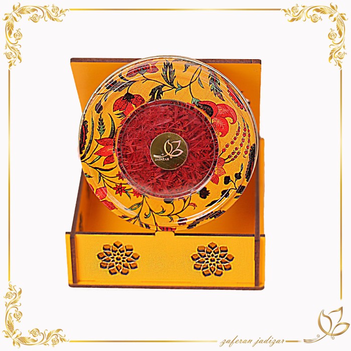 زعفران با باکس رنگی