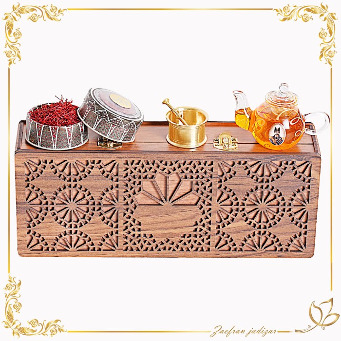 باکس لاکچری زعفران (سایز کوچک)