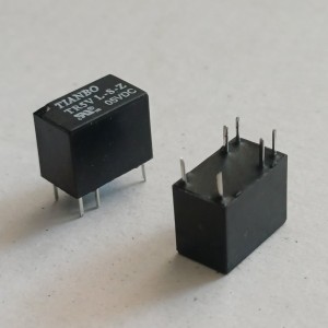 رله مینیاتوری 6 پایه TIANBO، بوبین 5 ولت، تک کنتاکت, SPDT, 2A/5VDC
