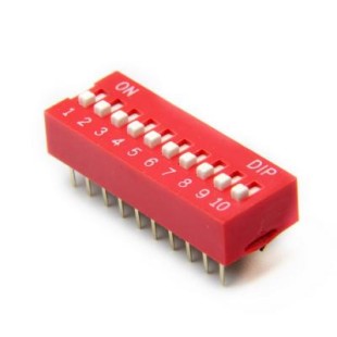 دیپ سوئیچ 10 کلید 20 پین، DIP SWITCH 10 POLE