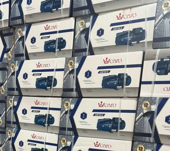 پمپ آب جتی 1 اسب کارو پروانه استیل مدل IAM100 S