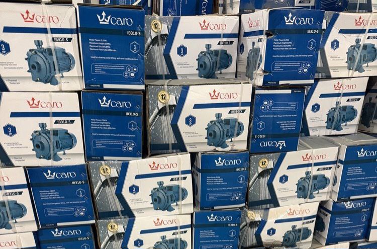 پمپ آب 3 اسب 2 پروانه استیل کارو مدل IB310_S