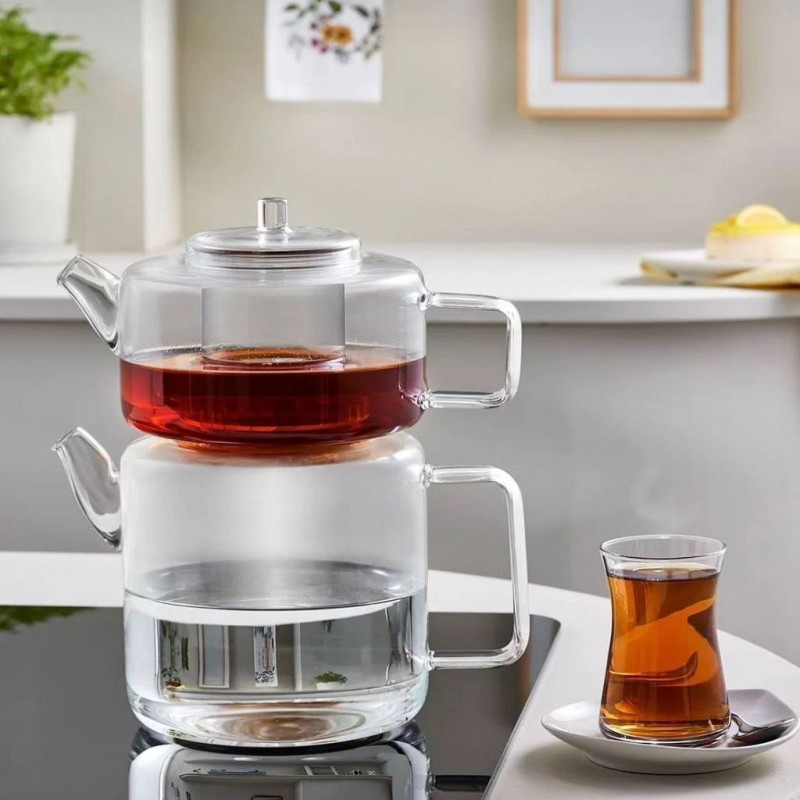 کتری قوری شعله مستقیم فلت