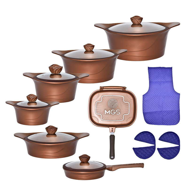 سرویس پخت و پز 19 پارچه ام جی اس مدل کره ای C