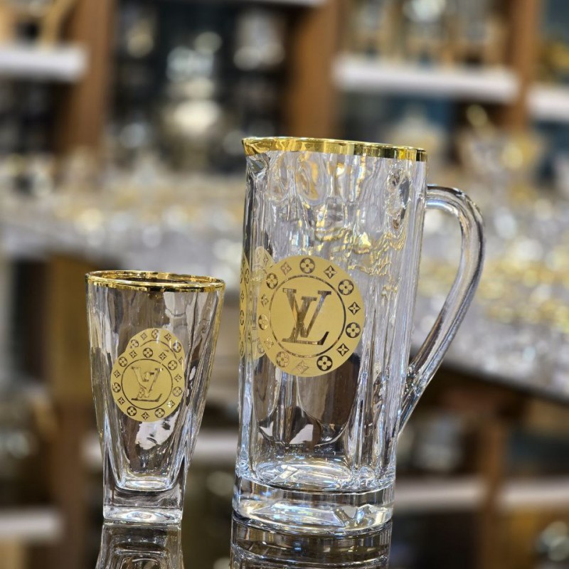 پارچ و لیوان فیوژن طرح لویی ویتون