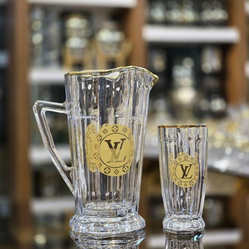 پارچ و لیوان استیج طرح لویی ویتون