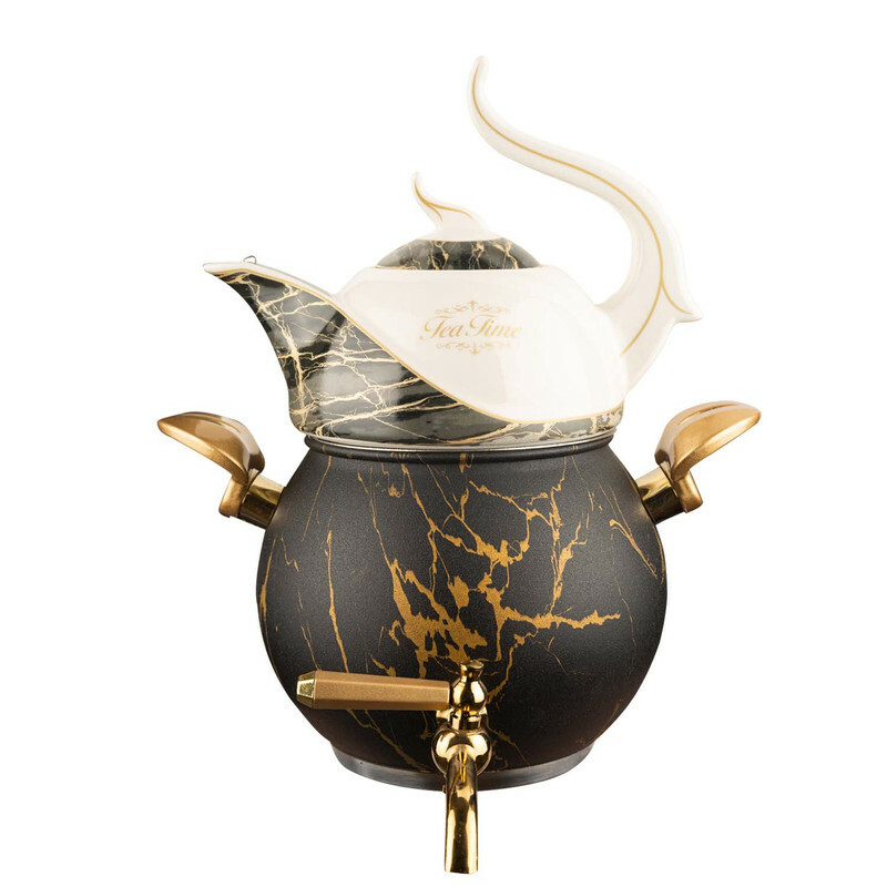 ست کتری و قوری کروپ ست مدل ماربل کد111