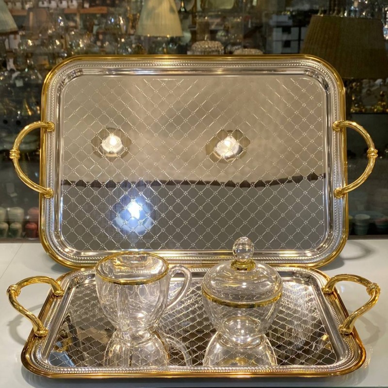 سینی استیل 2 سایز وارداتی