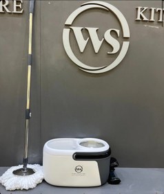 تی زمین شوی چرخشی پدال دار ws400 وارداتی