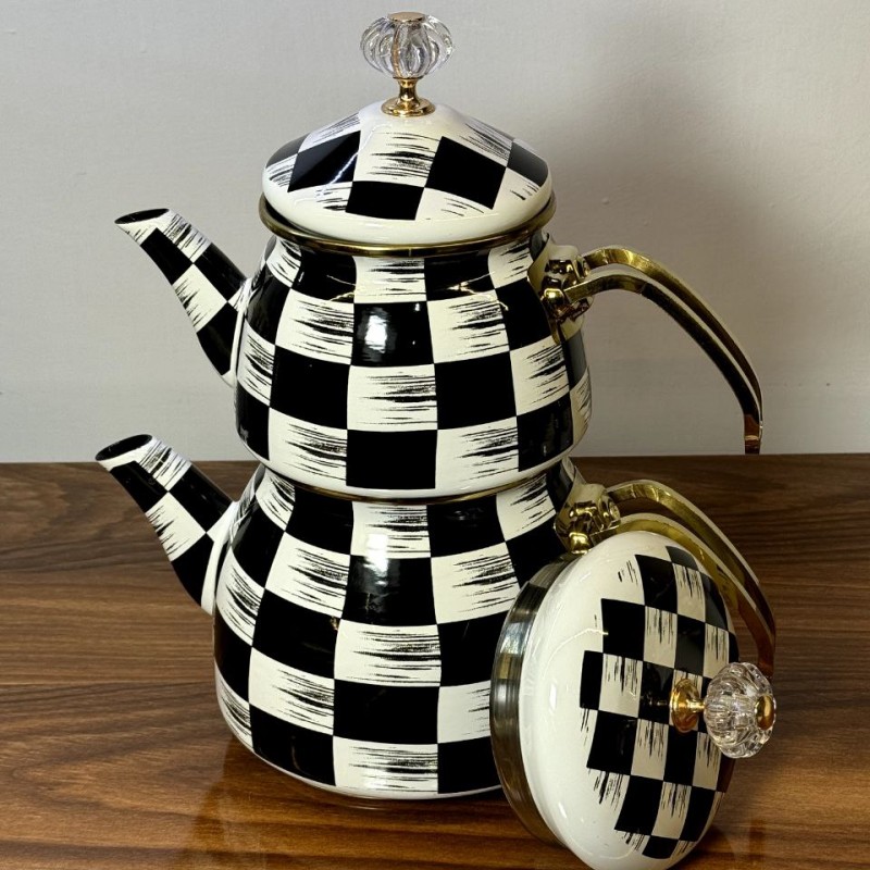 کتری و قوری لعابی شاهین ترکیه