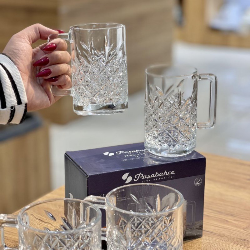 ماگ دسته دار تراشدار Timeless