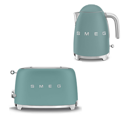 کتری و توستر برقی اسمگ رنگ سبز مات ts02