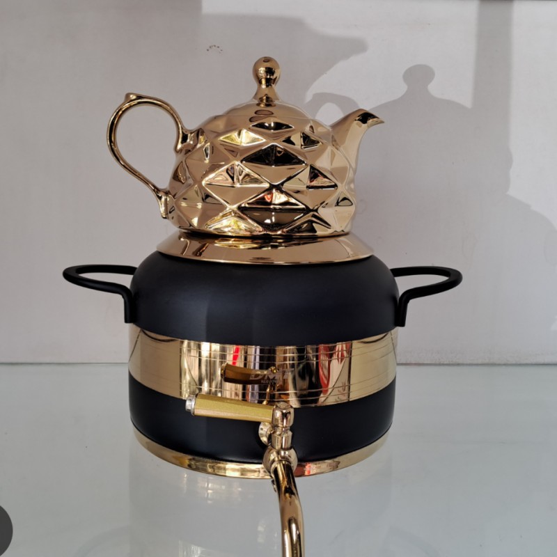 کتری و قوری استیل کف چدن