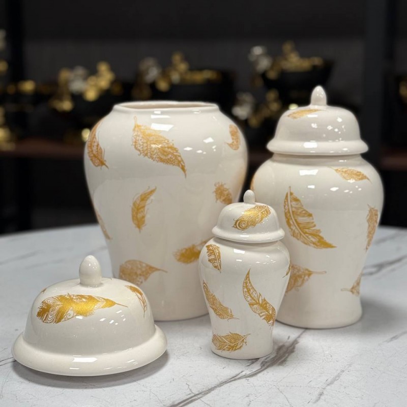 بانکه مدل جینجر جار طرح چکاوک کد ۱۲۳ مجموعه سه عددی