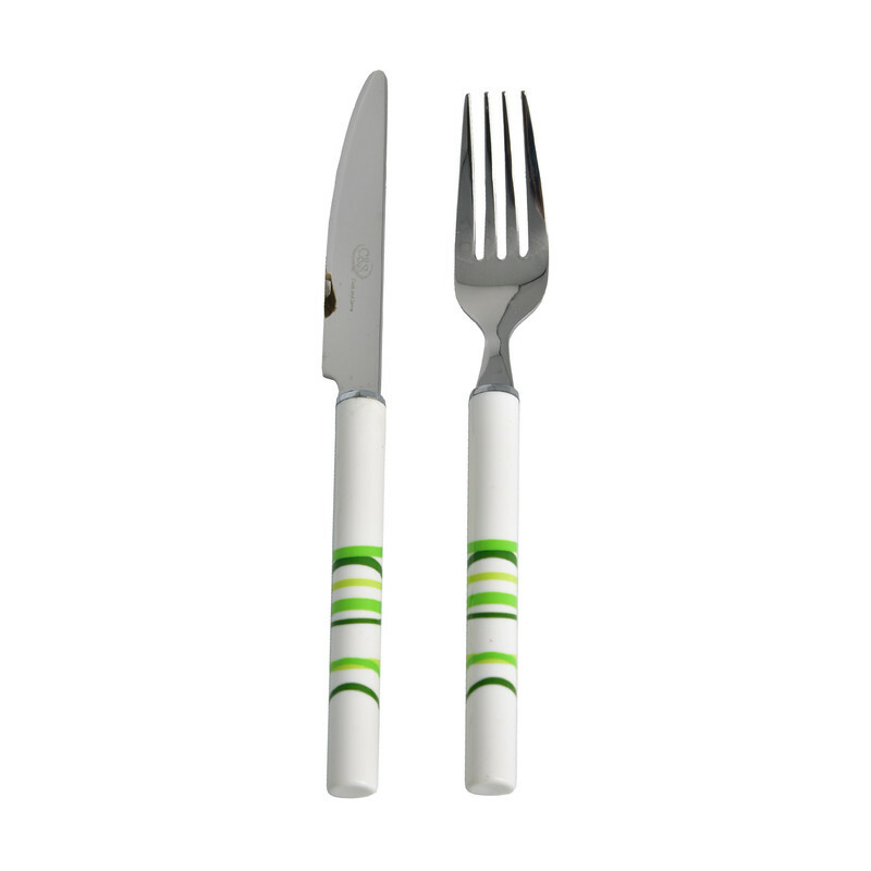 ست کاردوچنگال میوه خوری 12پارچه مدل گرد