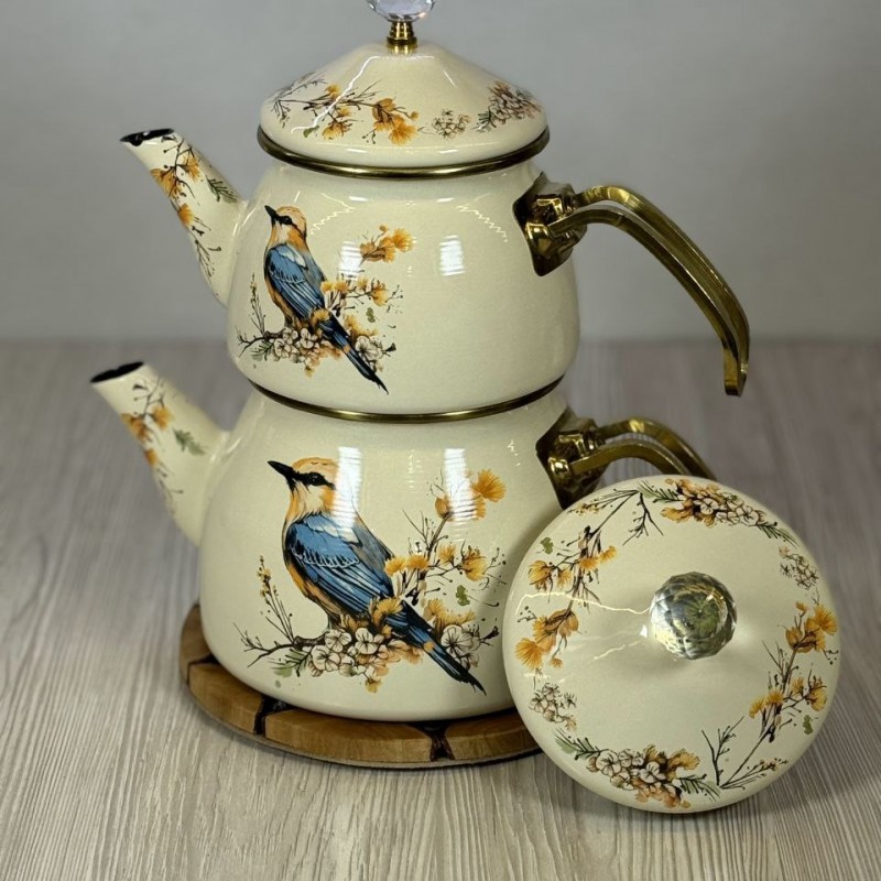 کتری و قوری لعابی شاهین ترکیه