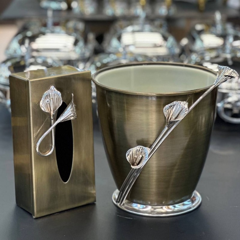 سطل و جعبه دستمال لیلیوم