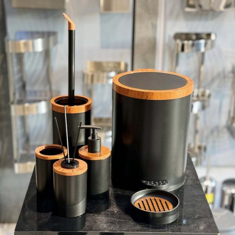 ست بهداشتی طرح چوب هارمونی