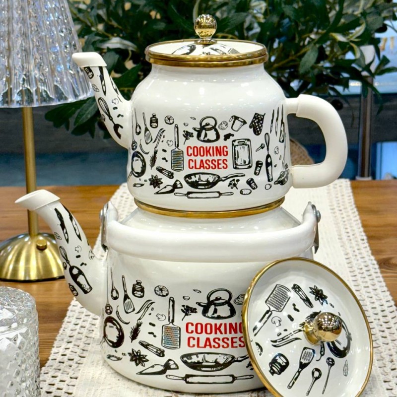 کتری قوری لعابی لایت