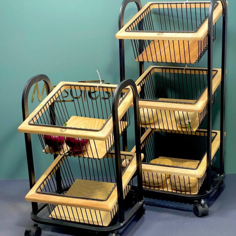 سبد سیب زمینی پیاز  طرح مربع نایس 