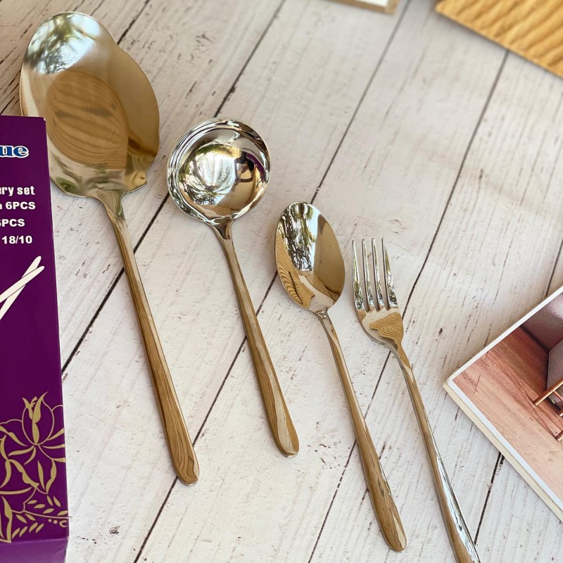 ست قاشق چنگال یونیک