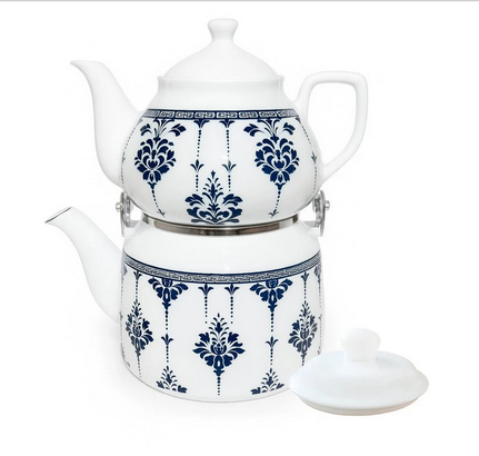 ست کتری و قوری آراهوم مدل دنی 003 گنجایش کتری 2.4 لیتر گنجایش قوری 0.8 لیتر