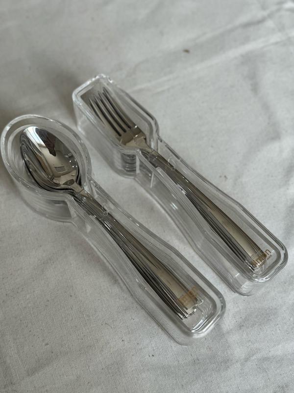 جاقاشق و چنگال اکرولیک لیمون