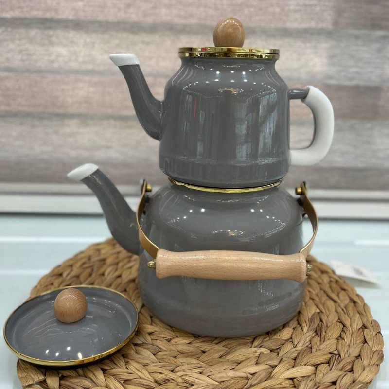 کتری قوری لعابی Lorenzo