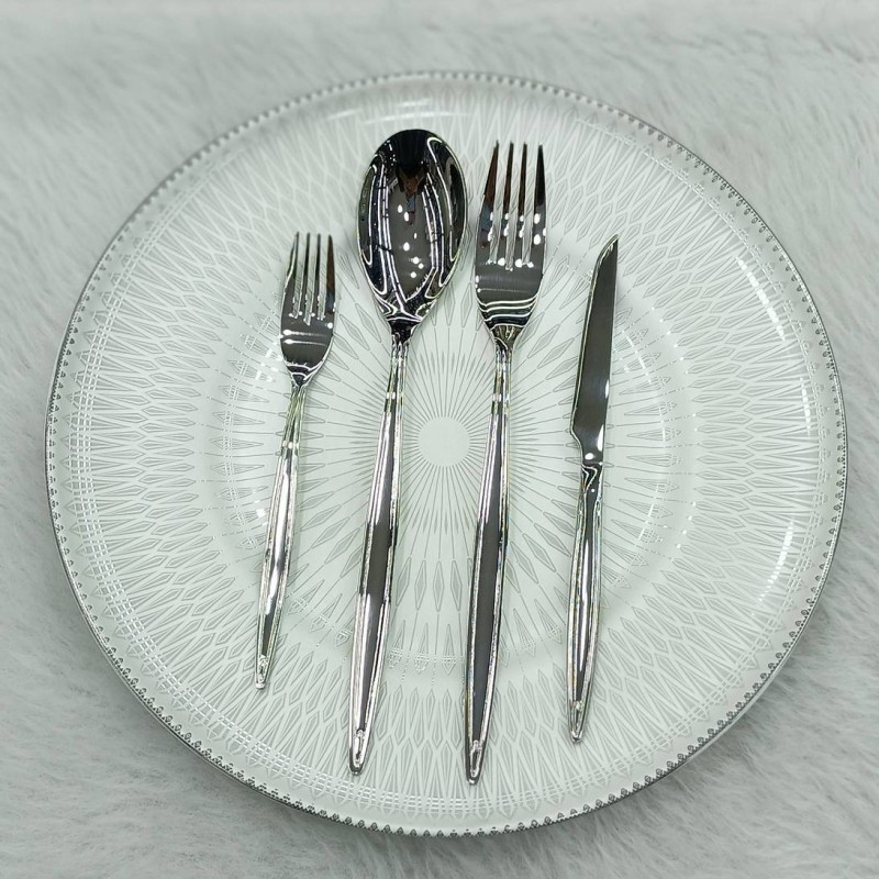 سرویس قاشق چنگال یونیک  24 نفره 120 پارچه مدل سوزنی