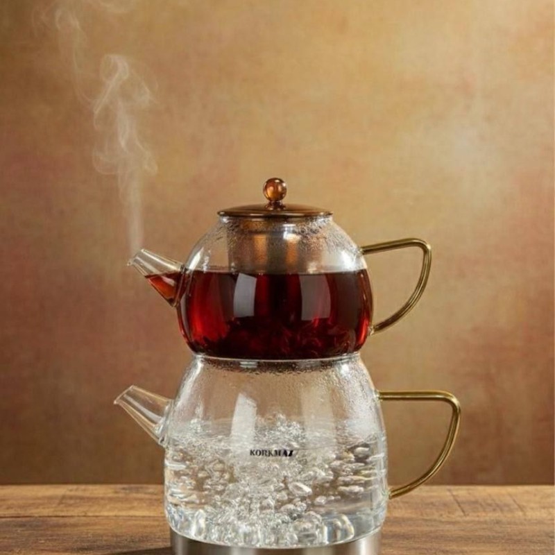 کتری قوری های پیرکس Korkmaz