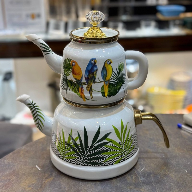 کتری قوری لعابی هوم لوکس