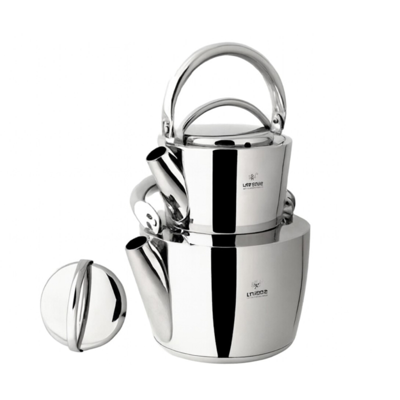 کتری و قوری استیل لایف اسمایل TK1_18