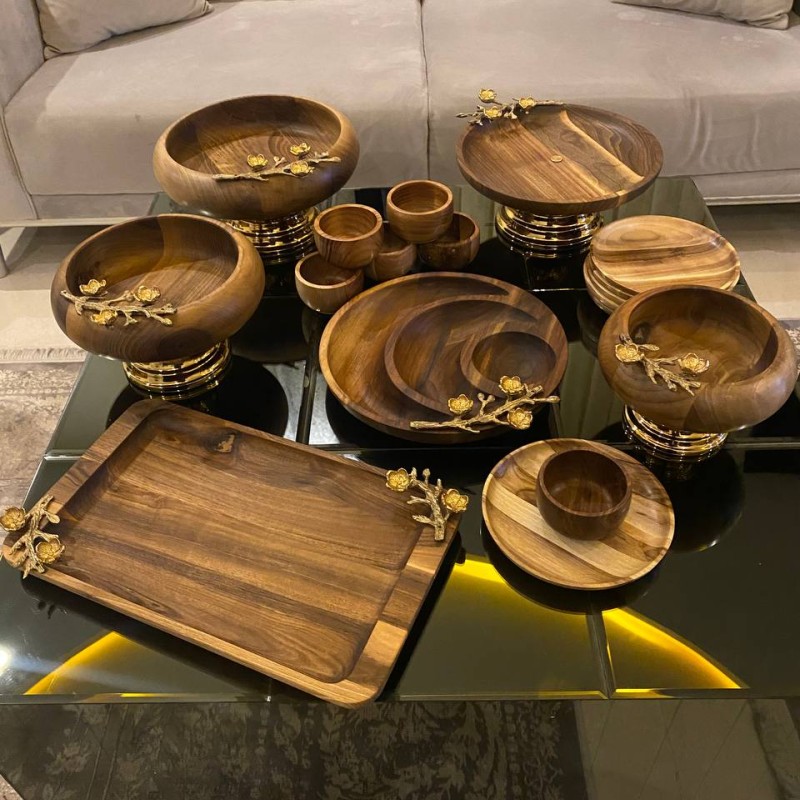 سرویس پذیرایی شکوفه چوب گردو