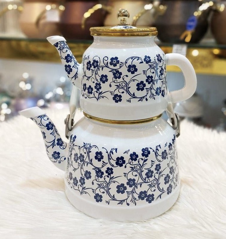 کتری قوری لعابی برند لایت