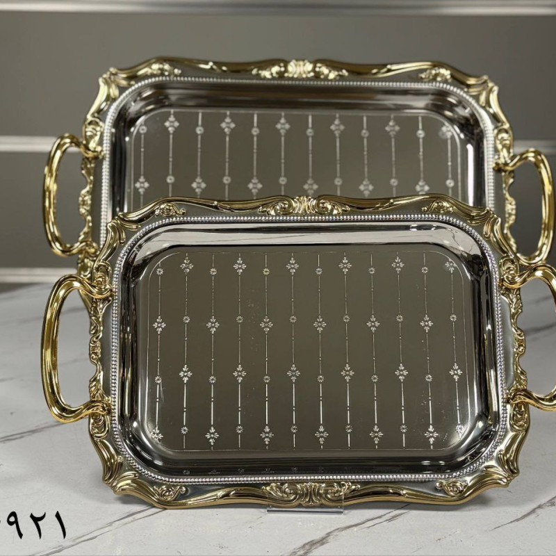 سینی استیل 2 سایز وارداتی