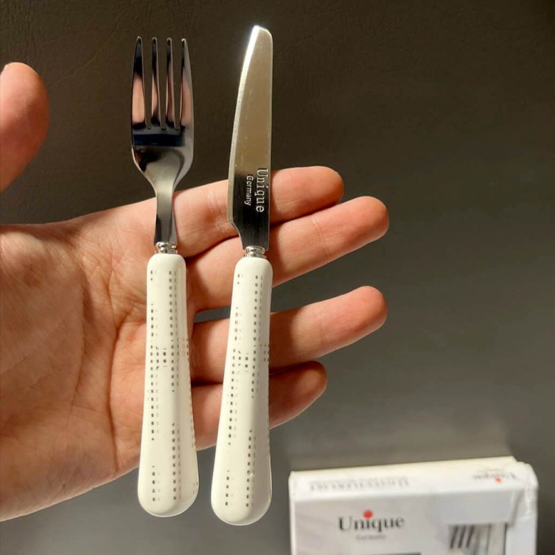 کارد چنگال سرامیکی یونیک