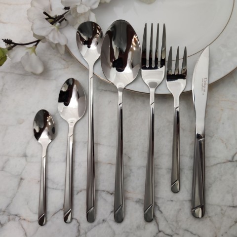 سرویس ۲۴ پارچه قاشق چنگال استیل