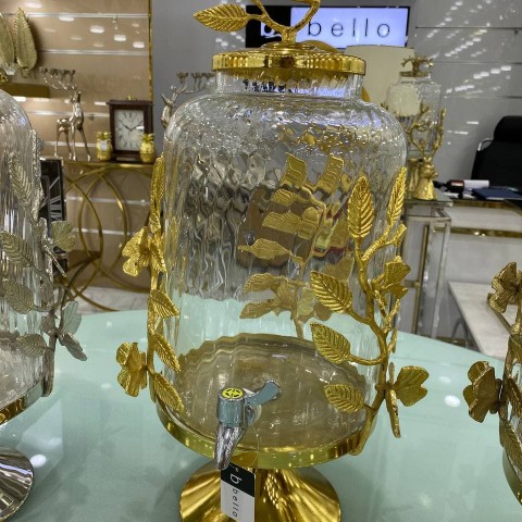 کلمن شربت مدل  شاخ و برگ