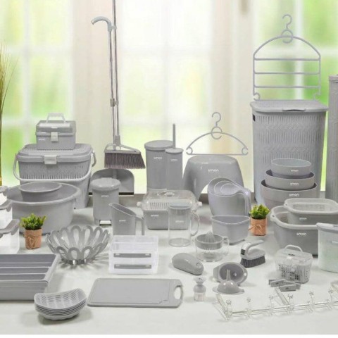 سرویس جهیزیه 58 پارچه پلاستیک لیمون