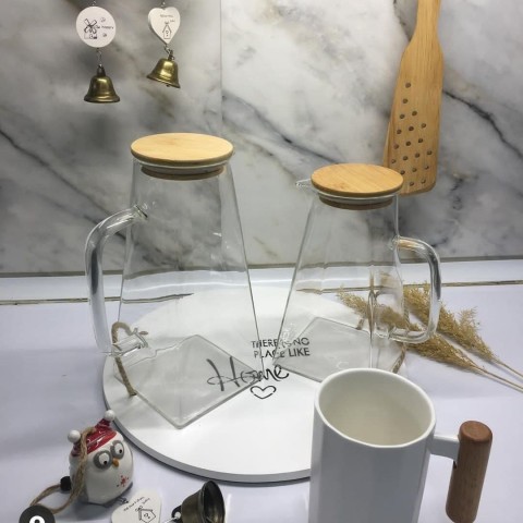 پارچ آب پیرکس کف مربع